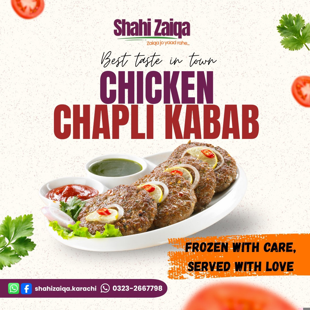 Chapli Kabab (Chicken)